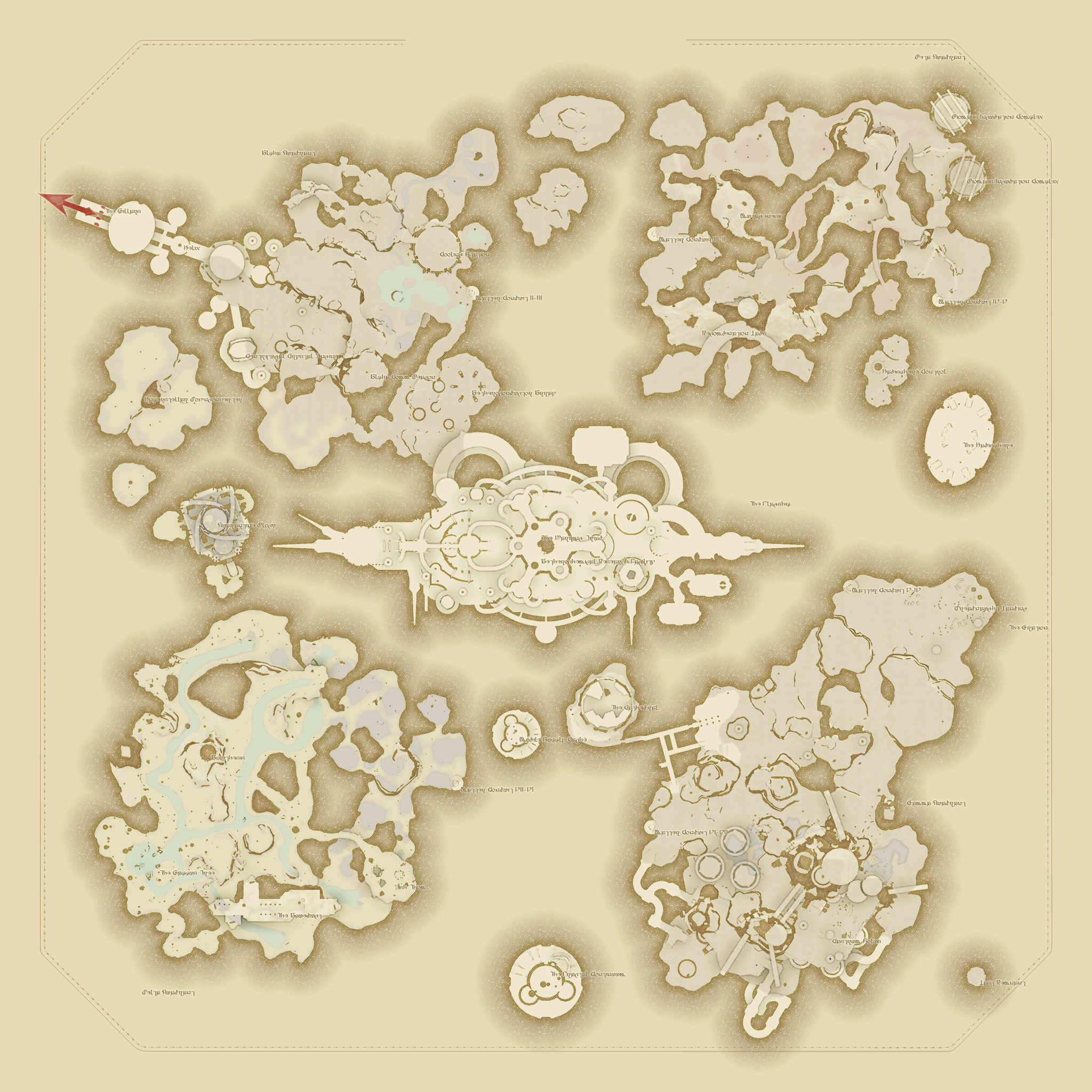 アジス・ラーの地図