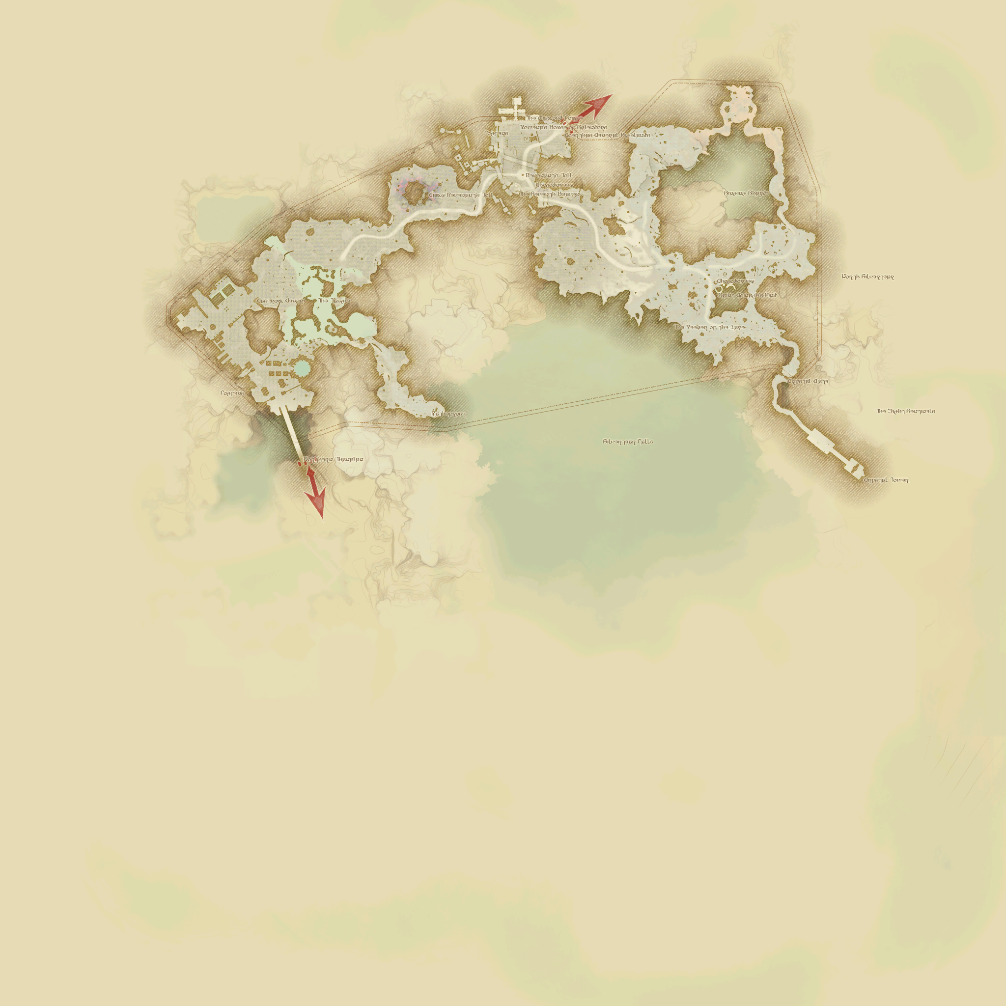 モードゥナの地図
