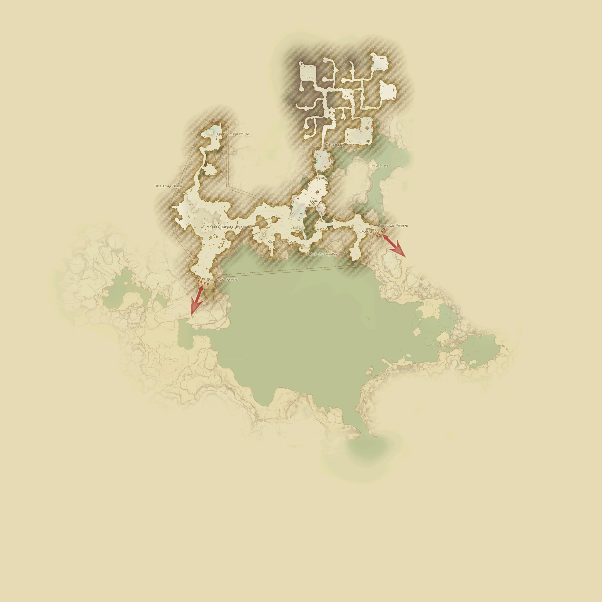 外地ラノシアの地図