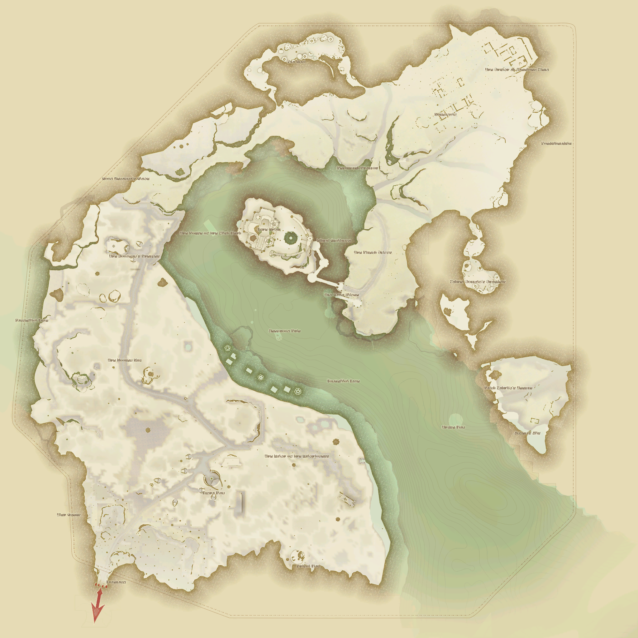 イル・メグの地図