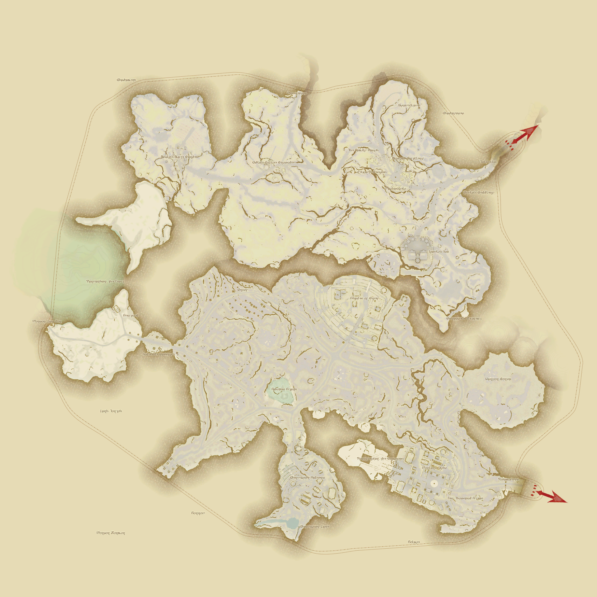 オルコ・パチャの地図