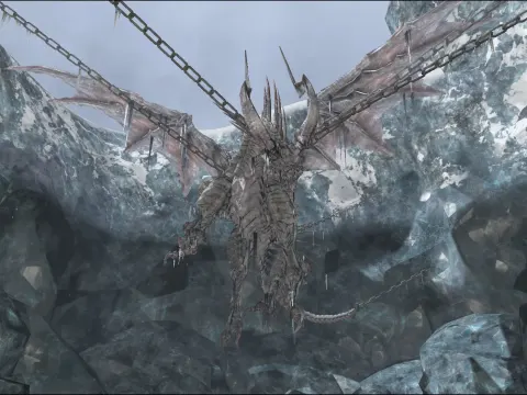 氷漬けのドラゴンの作例SS