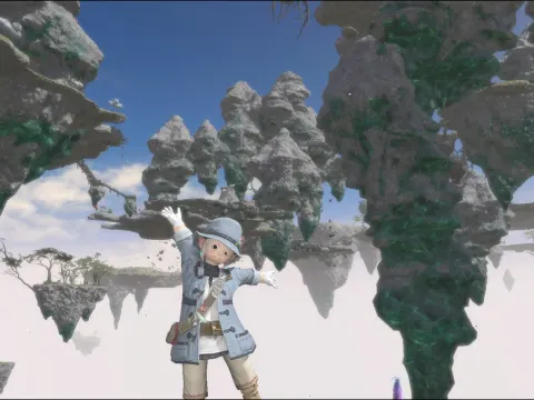 プロヴェナンス島と雲の広がりの作例SS